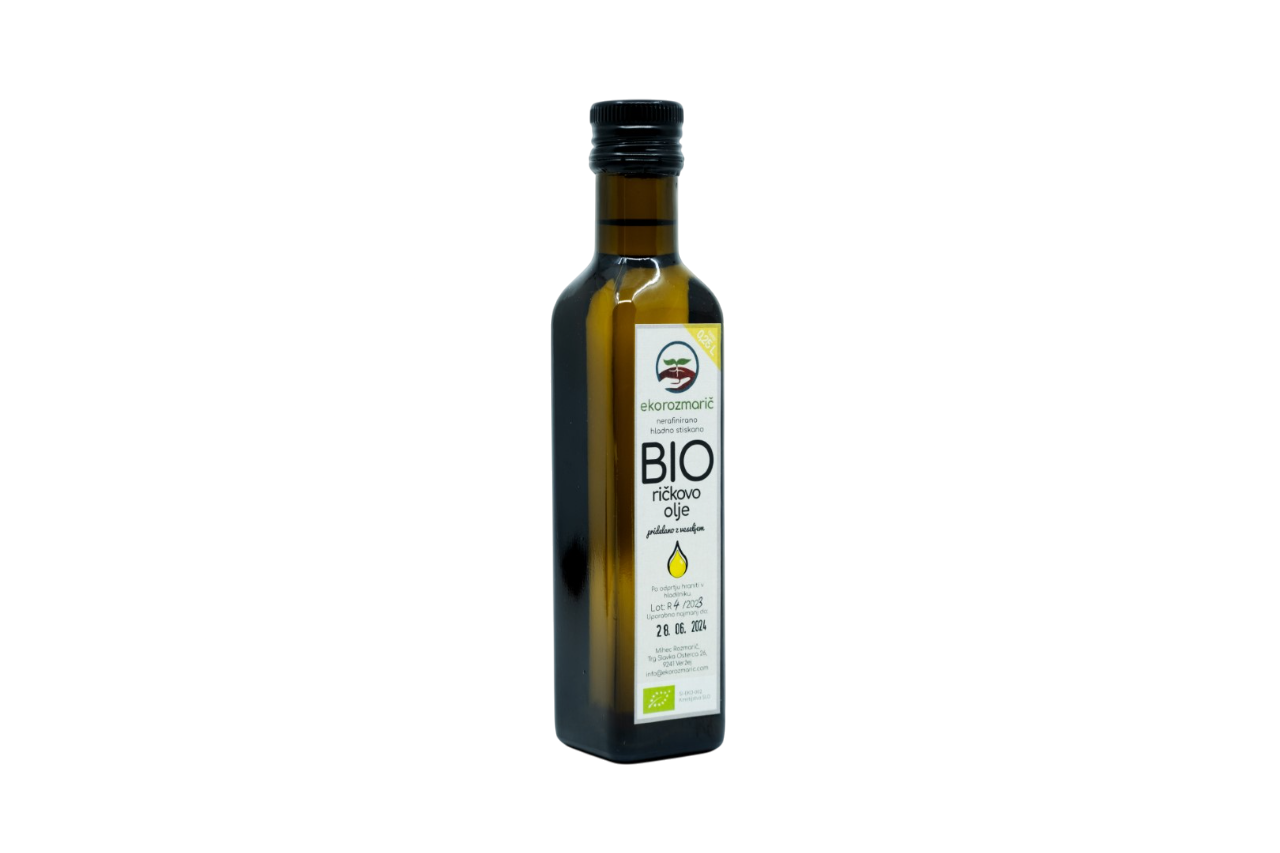 Bio cold-pressed castor oil 0.25 L