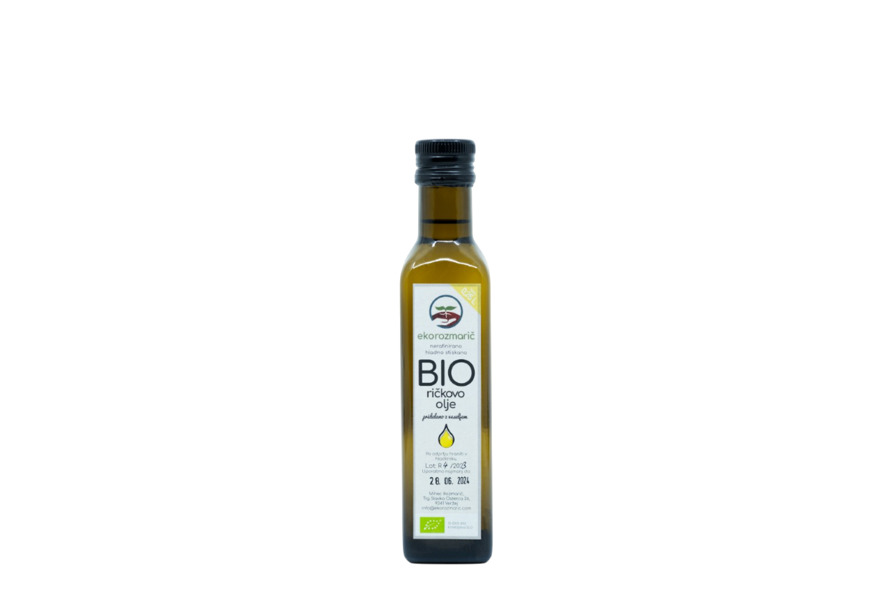 Bio cold-pressed castor oil 0.25 L