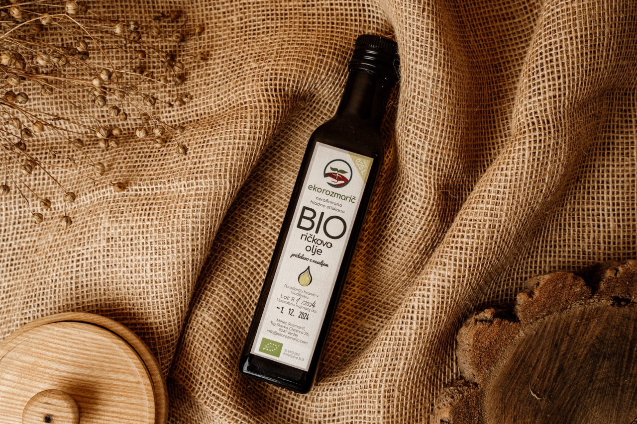Bio cold-pressed castor oil 0.25 L