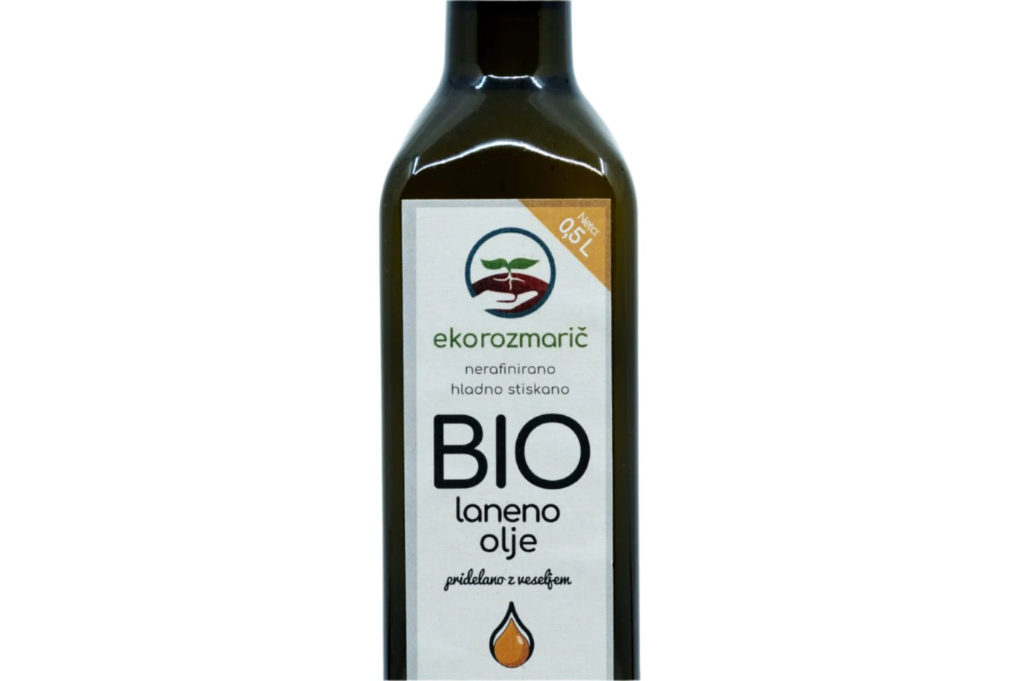 Bio hladno stiskano laneno olje 0.25 L